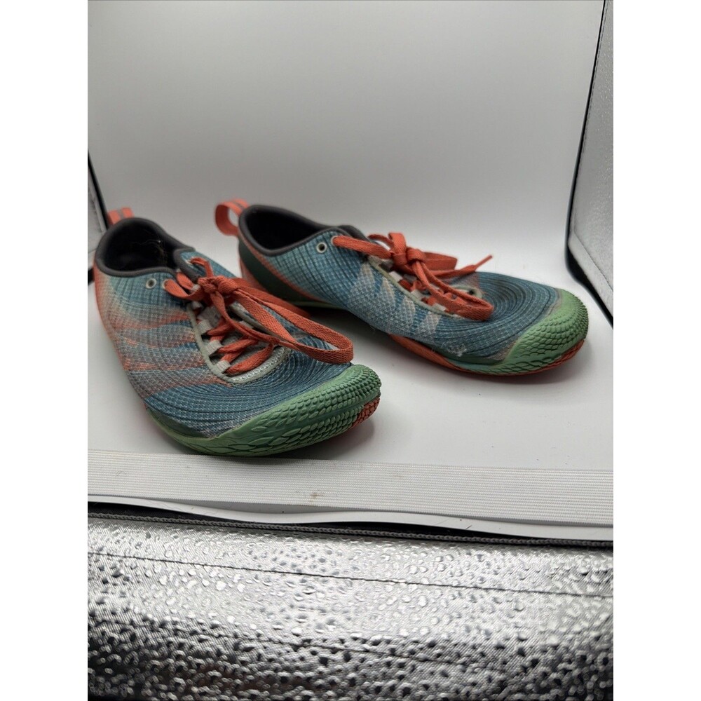 Merrell Vapor‎ Glove 2 Sea Blue/Coral Women’s Sz 7 Vibram Barefoot Shoes